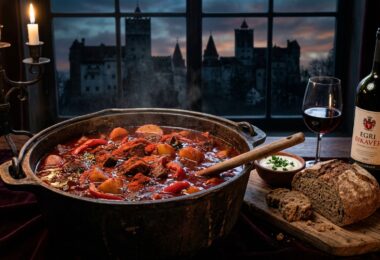 ragout transylvanien dracula goulasch paprika chateau