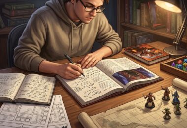 MJ adaptant un scénario Donjons et Dragons publié pour sa table