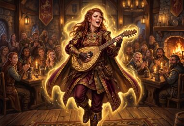 Bard woman with
