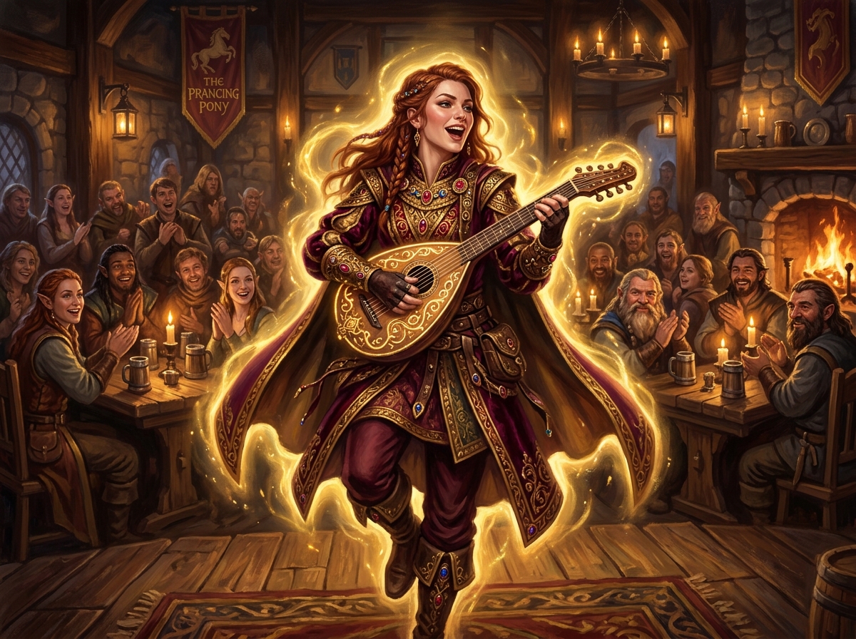 Bard woman with