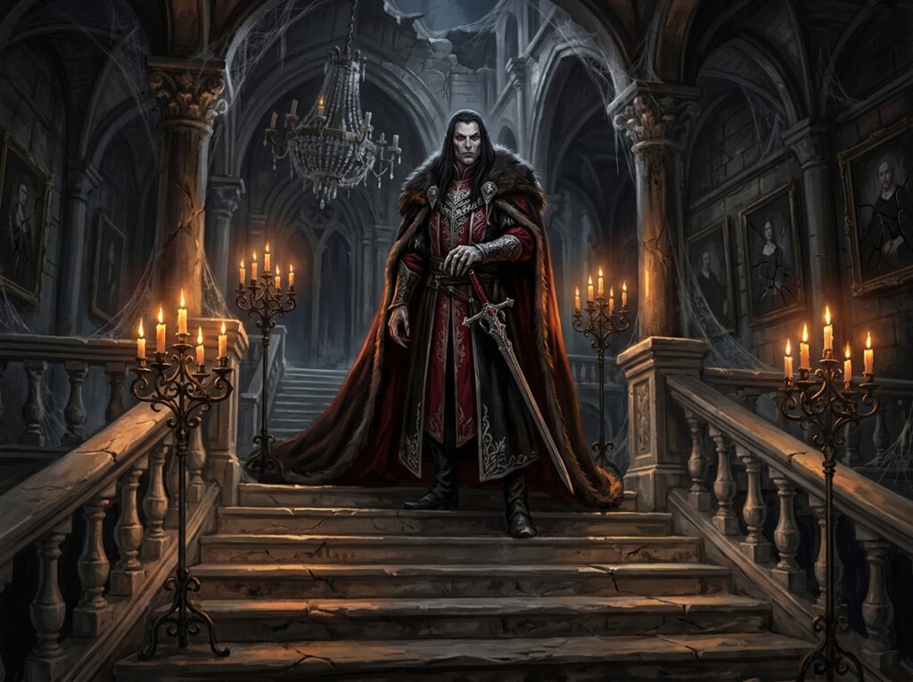 Illustration de contexte Ravenloft.
