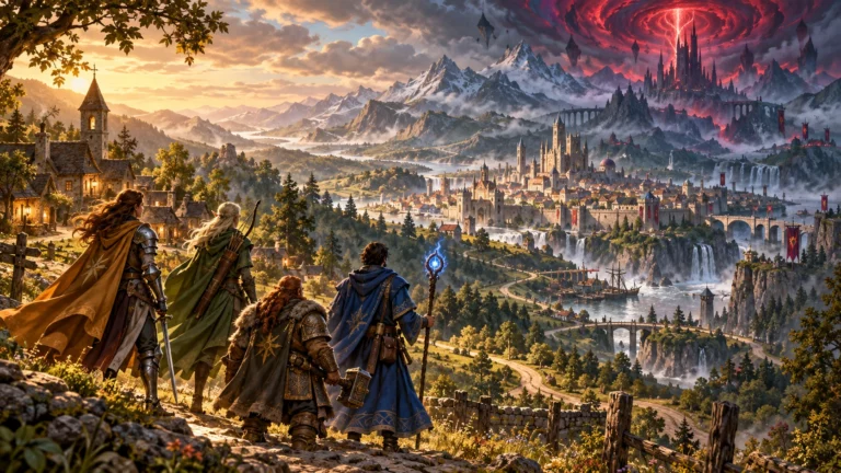 campagne donjon dragon arc long heros royaume